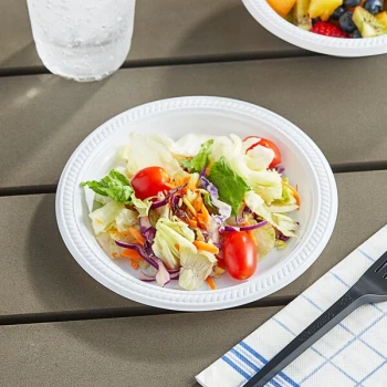 Choice 7" White Plastic Plate - 1,000/Case