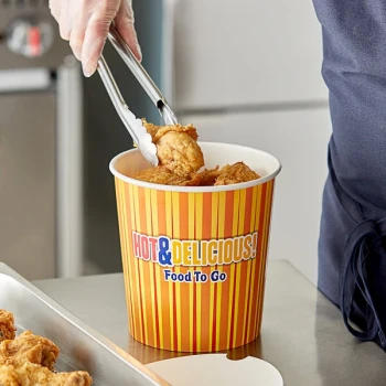 Choice 130 oz. Hot Food Bucket with Lid - 120/Case
