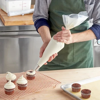 Enjay 21" One Way Clear Disposable Pastry Bag PB-2100CC - 100/Roll