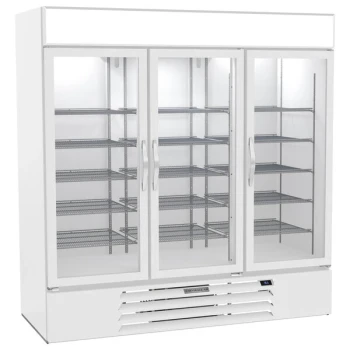Beverage-Air MMR72HC-1-W-WINE MarketMax 75" White Glass Door Wine Refrigerator