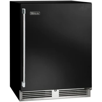 Perlick HB24WS4 24" Black ADA Compliant Single Door Undercounter Wine Refrigerator