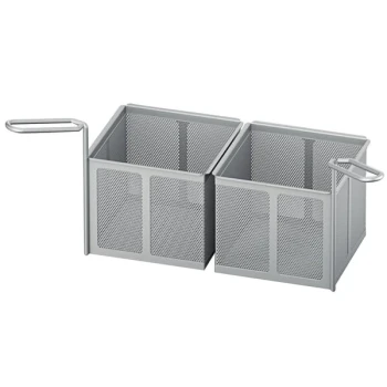Rational 60.75.303 Perforated Two Portion Baskets for iVario 2-XS Tilt Skillets