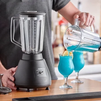 Galaxy GB440 1/2 hp Commercial Bar Blender with Toggle Controls and 2 44 oz. Polycarbonate Containers - 120V