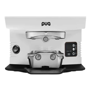 PUQpress M6 57.3 mm White Automatic Espresso Tamper - 110-240V