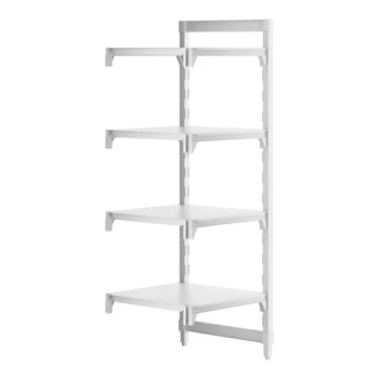 Cambro CPA242464S4480 Camshelving® Premium 4 Shelf Solid Add On Unit - 24" x 24" x 64"