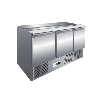 Forcar, Counter Chiller, 3 Doors, 368 L, 4 Pans, GN 1/1, Electric, 235 W