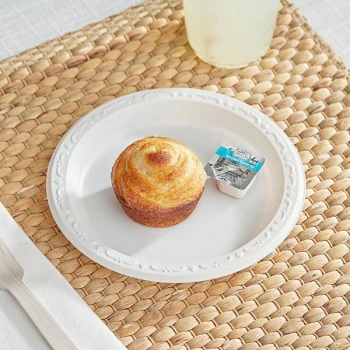 Ecopax 7" White Mineral-Filled Polypropylene Plate - 900/Case