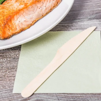 Eco-gecko Heavy Weight Disposable Wooden Knife - 6,000/Case