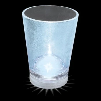 1.25 oz. Customizable Plastic Shot Cup with White LED Light - 100/Case
