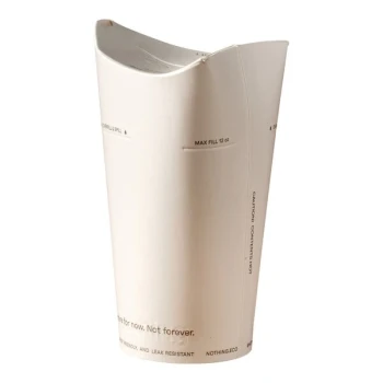 Nothing 12 oz. All-in-One Paper Hot Cup and Lid - 1,000/Case
