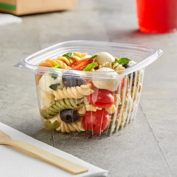 World Centric 16 oz. Clear PLA Plastic Deli Container - 900/Case
