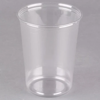 Fabri-Kal Alur 32 oz. Recycled Clear PET Plastic Round Deli Container - 500/Case