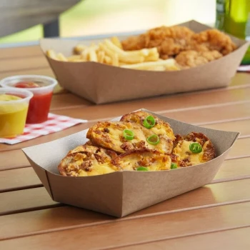 Southern Champion #300 3 lb. Kraft Paper Food Tray - 500/Case