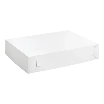 Southern Champion 19 1/2" x 14" x 4" White Half Sheet Cake / Bakery Box - 100/Case