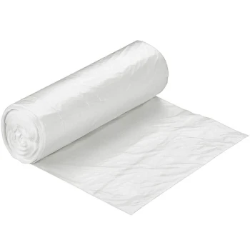 Lavex 4 Mil 38" x 65" Low Density Heavy-Duty Clear Polyethylene Layflat Furniture / Mattress Cover - 50/Roll
