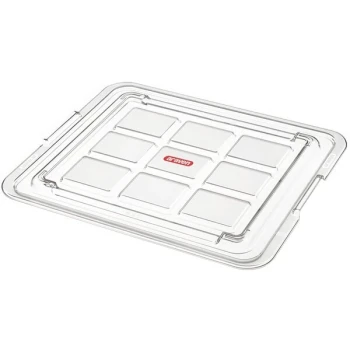 Araven 25 5/8" x 20 7/8" x 3/4" Clear Plastic Food Storage Lid 74071