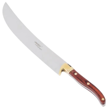 Laguiole 16" Stainless Steel Champagne Saber with Rosewood Handle and Wood Box 2265