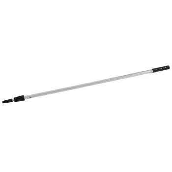 Carlisle Flo-Pac 36540800 54"-96" Threaded Aluminum Telescopic Broom / Squeegee Handle