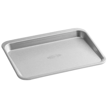 Chicago Metallic 20100 22 Gauge 10" x 14" Rimless Aluminized Steel Cookie Sheet