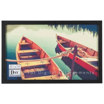 DAX N16814BT 8 1/2" x 14" Black Digital Enlargement Wood Frame