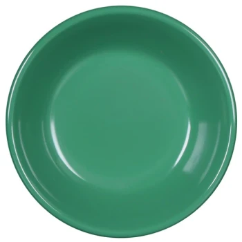 Elite Global Solutions D40M Rio Autumn Green 5.5 oz. Round Melamine Monkey Dish - 6/Case