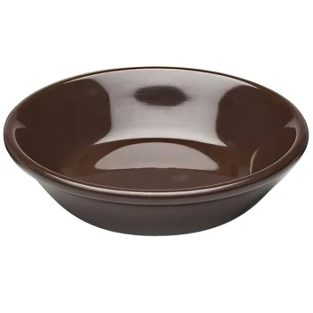Elite Global Solutions D40M Urban Naturals Aubergine 5.5 oz. Melamine Monkey Dish - 6/Case