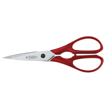Victorinox 7.6363-X2 4" Stainless Steel All-Purpose Kitchen Shears with Polypropylene Red Handles