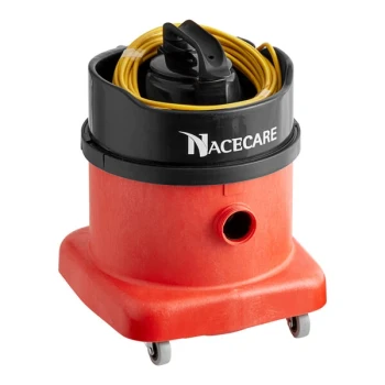 NaceCare Solutions ProSave PSP 380 K-8027126 4.5 Gallon Corded Canister Vacuum with 13" Battery-Powered Brush - 120V