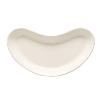GET SD-07-IV 8 3/4" Ivory Curved Side Dish - 24/Case