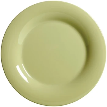 GET WP-10-AV Avocado Diamond Harvest 10 1/2" Wide Rim Plate - 12/Case