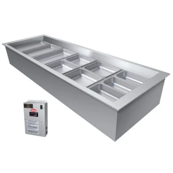Hatco CWBX-3 Three Pan Refrigerated Drop In Cold Food Well without Condenser - 120V