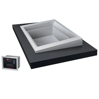 Hatco CWBX-S2 SLANT Standard Two Pan Slim Drop-In Remote Refrigerated Cold Food Well with 5 Degree Slant - 120V