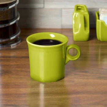 Fiesta® Dinnerware from Steelite International HL453332 Lemongrass 10.25 oz. China Mug - 12/Case