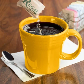 Fiesta® Dinnerware from Steelite International HL1475342 Daffodil 15 oz. Tapered China Mug - 12/Case