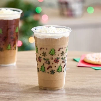 Choice 20 oz. Holiday PET Plastic Cold Cup - 150/Box