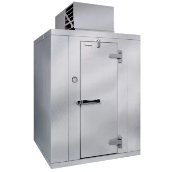 Kolpak P6-128-CT Polar Pak 12' x 8' x 6' Indoor Walk-In Cooler with Top Mounted Refrigeration - Right Hinged Door