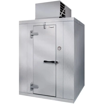 Kolpak QS6-066-CT Polar Pak 6' x 6' x 6' Indoor Walk-In Cooler with Top Mounted Refrigeration - Left Hinged Door
