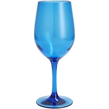 Zwiesel Fortessa Outside 12 oz. Blue Tritan™ Plastic White Wine Glass - 24/Case