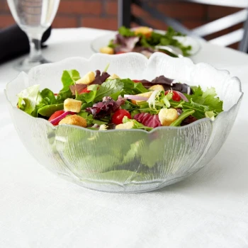 Arcoroc 06626 112 oz. Fleur Glass Bowl by Arc Cardinal - 6/Case