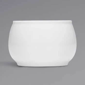 Bauscher Bonn from BauscherHepp 8.1 oz. Bright White Porcelain Sugar Bowl - 36/Case
