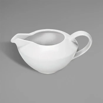 Bauscher Relation Today from BauscherHepp 10.14 oz. Bright White Porcelain Sauce Boat - 36/Case
