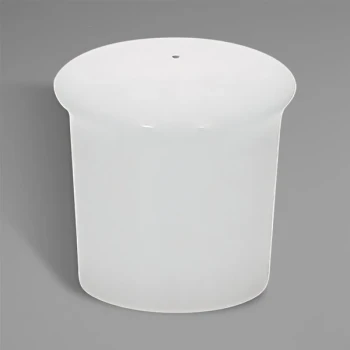 Bauscher Relation Today from BauscherHepp 2 3/8" Bright White Porcelain Pepper Shaker - 36/Case