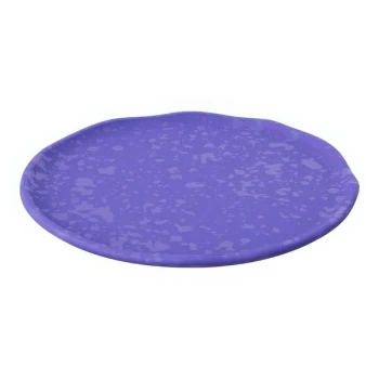 Dalebrook Mineral from Global Tableware Collective 8" Blue Crackle Melamine Plate - 6/Case