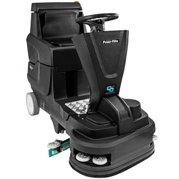 Powr-Flite Crossover PAS26R 26" Cordless Ride-On Disc Floor Scrubber - 20 Gallon