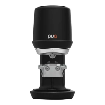 PUQpress Pro 58 mm Black Automatic High-Performance Espresso Tamper - 110-240V