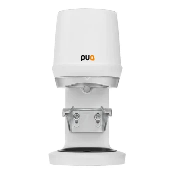 PUQpress Q1 58 mm White Automatic Standalone Espresso Tamper - 110-240V