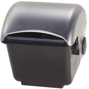 San Jamar BD2001NL Mini Dome 1-Compartment Condiment Bar with 2 Qt. Insert and Notched Lid
