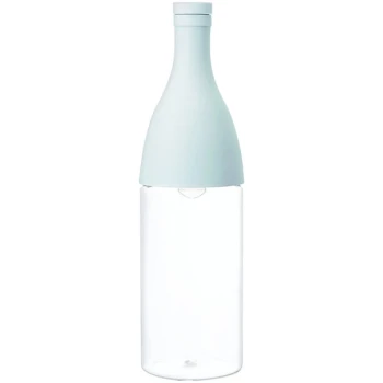 Hario Aisne Filter-in Bottle 27 oz. Gray Glass Cold Brew Tea Infuser FIE-80-PGR