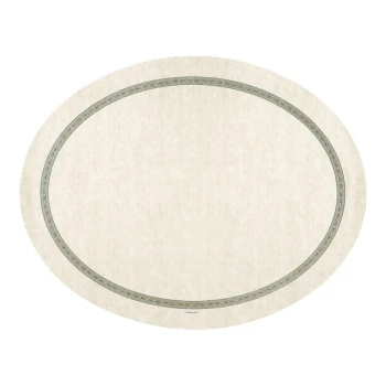 Hoffmaster 428970 19" x 24" Regal Print Oval Paper Traymat - 500/Case