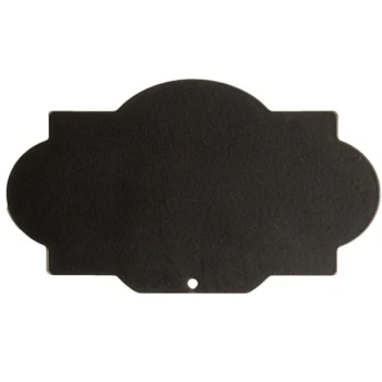 TableCraft 12003 3 1/2" x 2" Reusable Decorative Chalkboard Label - 6/Pack